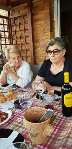 HOMMAGE A N.D. DE SANTA CRUZ A DALIAS DU 7 AU 10 JUIN 2019 (719) REPAS CHEZ ANGE AVANT LE DEPART 
